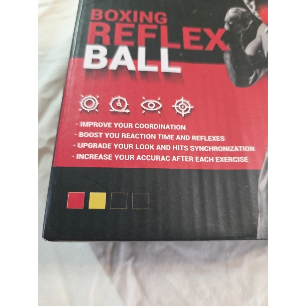 KTEBO Boxing Reflex Ball Set: 4 Balls Improve Agility Speed‎ NEW